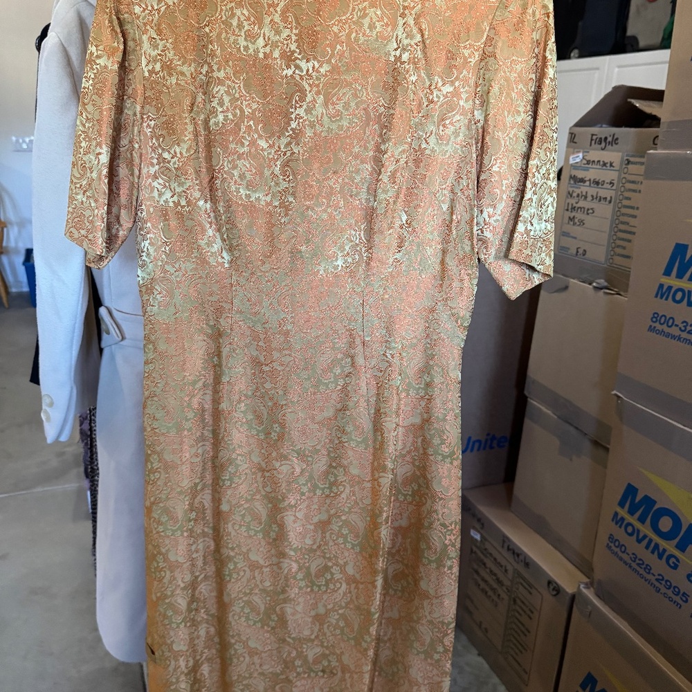 Silk long dress